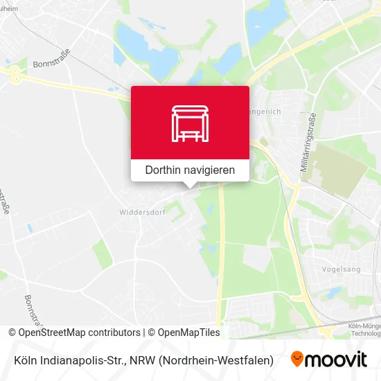 Köln Indianapolis-Str. Karte