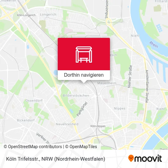 Köln Trifelsstr. Karte