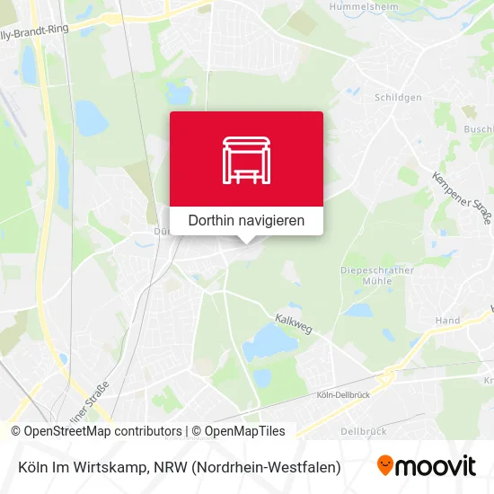 Köln Im Wirtskamp Karte