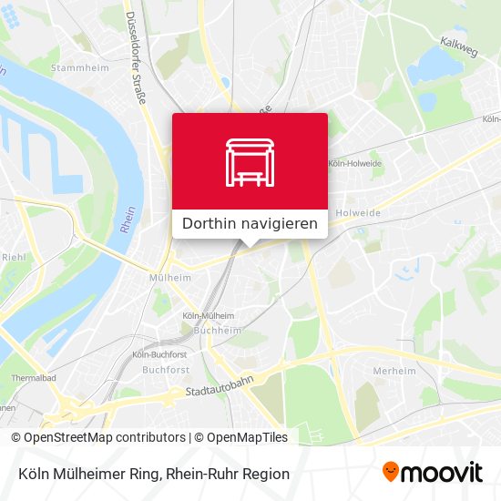 Köln Mülheimer Ring Karte