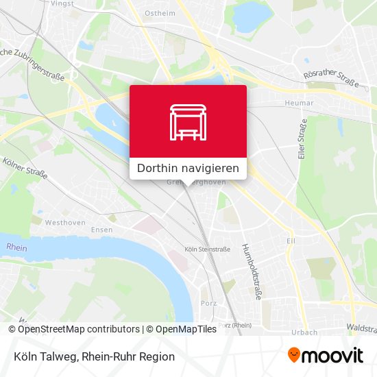 Köln Talweg Karte