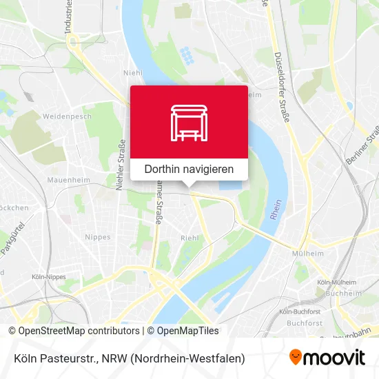 Köln Pasteurstr. Karte