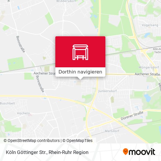 Köln Göttinger Str. Karte