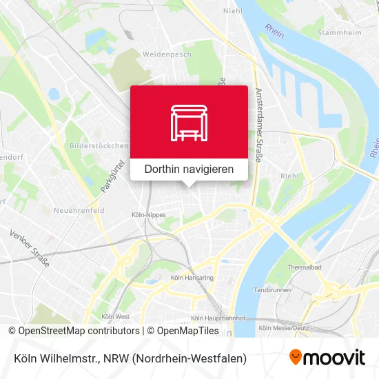 Köln Wilhelmstr. Karte