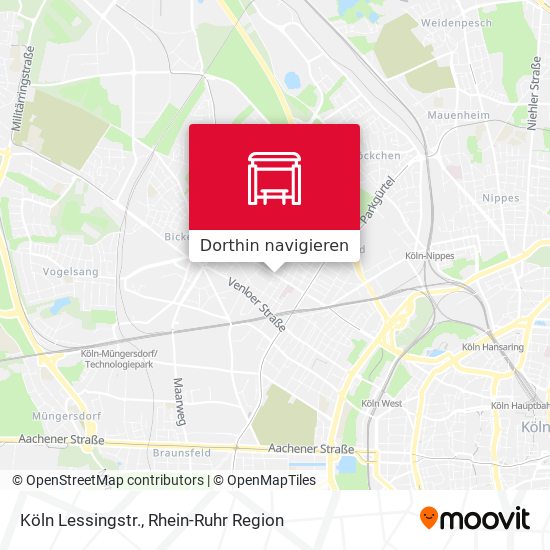 Köln Lessingstr. Karte