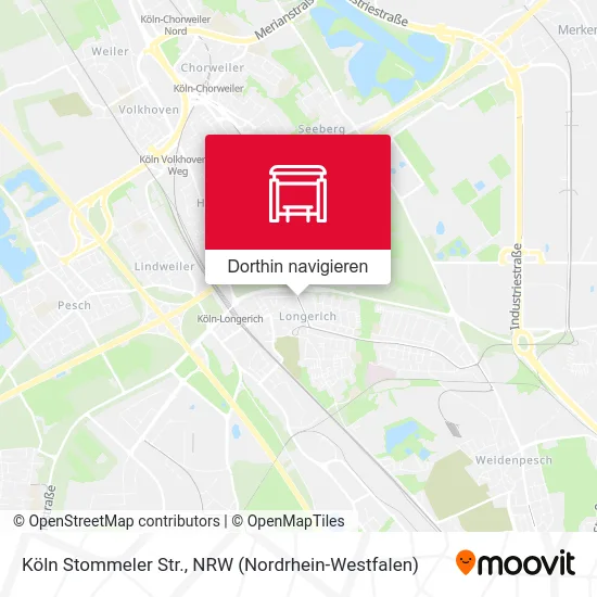 Köln Stommeler Str. Karte
