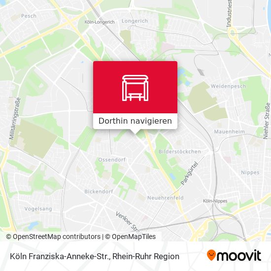 Köln Franziska-Anneke-Str. Karte