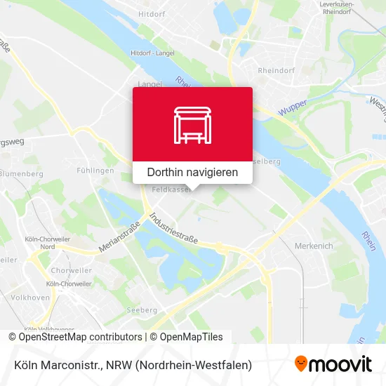 Köln Marconistr. Karte