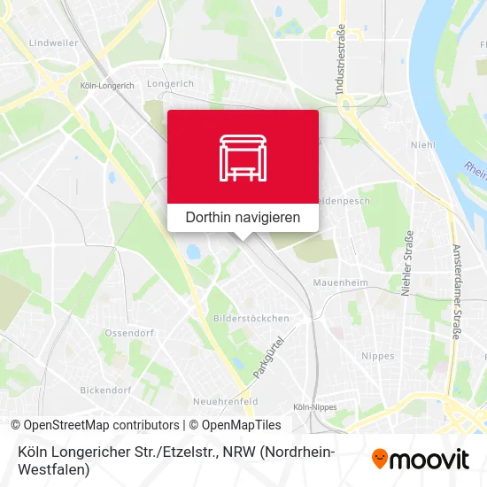 Köln Longericher Str. / Etzelstr. Karte
