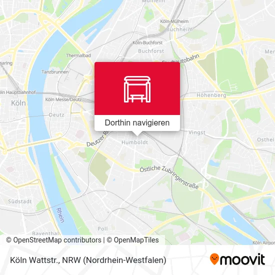 Köln Wattstr. Karte