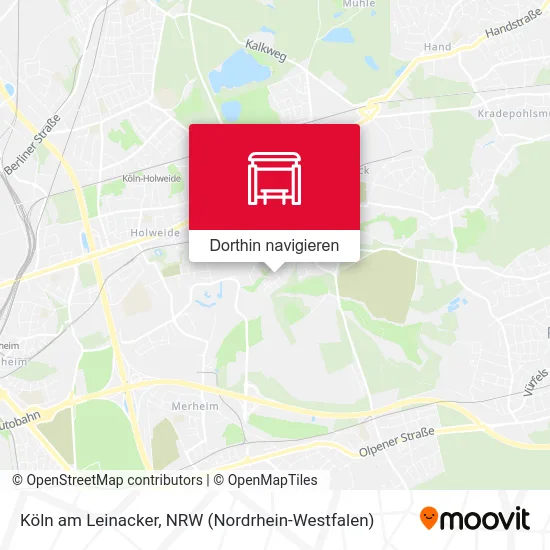 Köln am Leinacker Karte