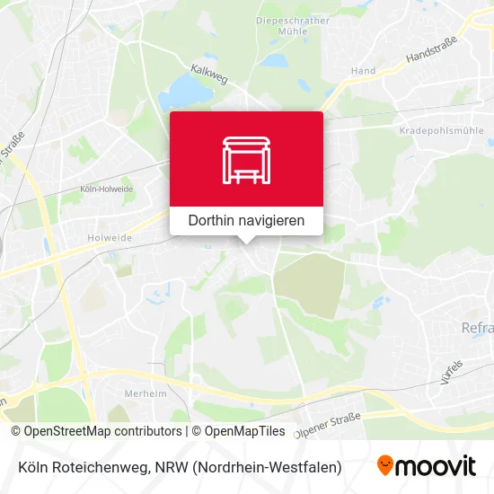 Köln Roteichenweg Karte