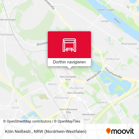 Köln Neißestr. Karte