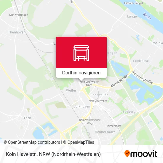Köln Havelstr. Karte
