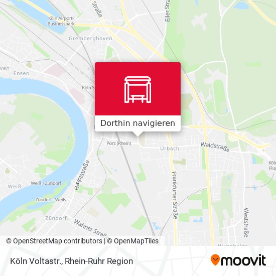 Köln Voltastr. Karte