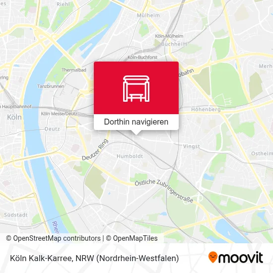 Köln Kalk-Karree Karte