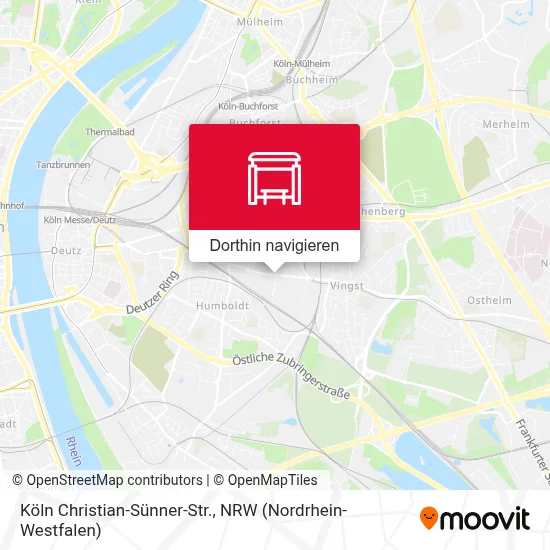 Köln Christian-Sünner-Str. Karte