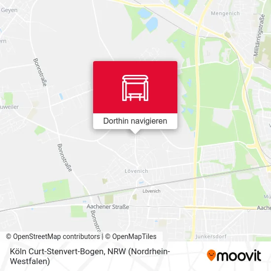 Köln Curt-Stenvert-Bogen Karte