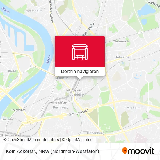 Köln Ackerstr. Karte