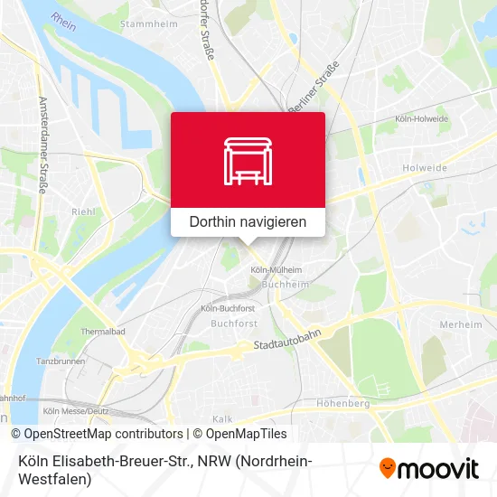 Köln Elisabeth-Breuer-Str. Karte