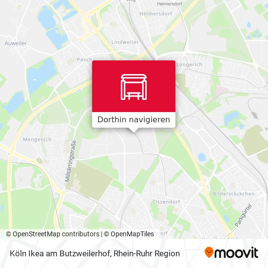 Köln Ikea am Butzweilerhof Karte