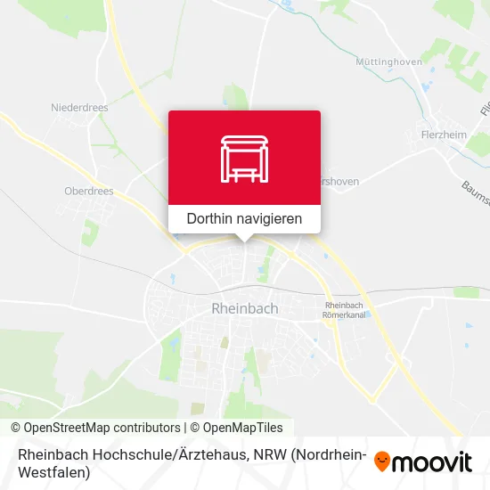 Rheinbach Hochschule/Ärztehaus Karte