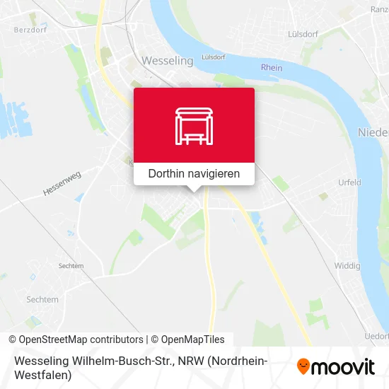 Wesseling Wilhelm-Busch-Str. Karte