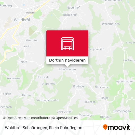Waldbröl Schnörringen Karte