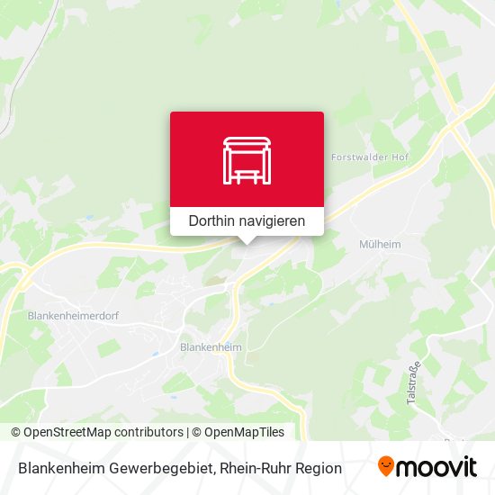 Blankenheim Gewerbegebiet Karte