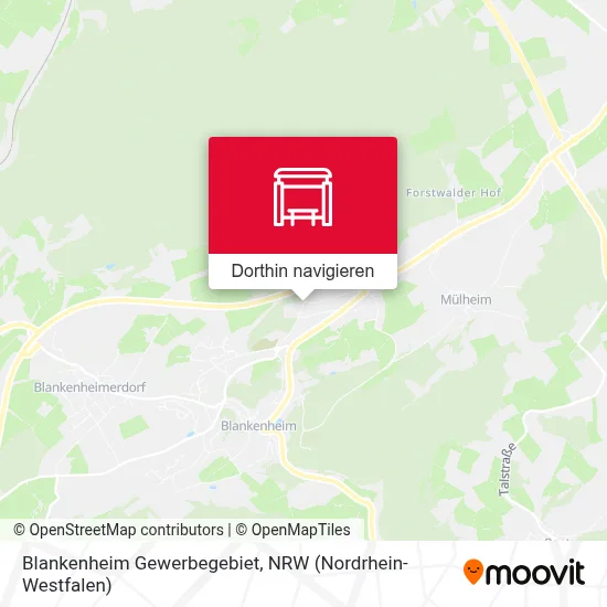 Blankenheim Gewerbegebiet Karte
