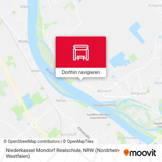 Niederkassel Mondorf Realschule Karte