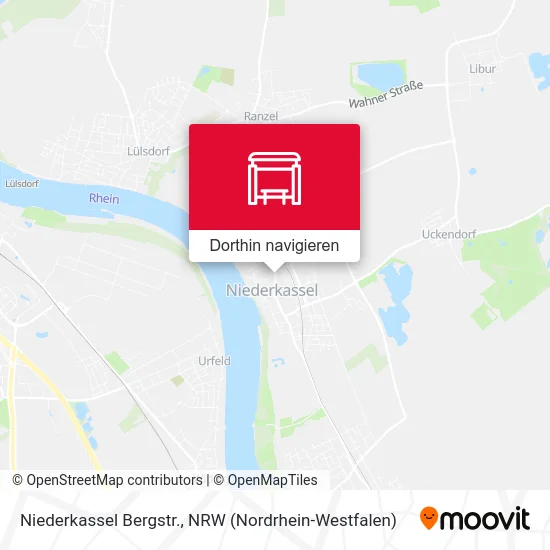 Niederkassel Bergstr. Karte