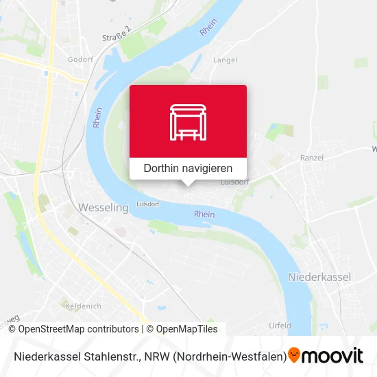 Niederkassel Stahlenstr. Karte