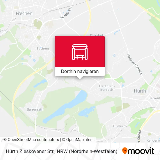 Hürth Zieskovener Str. Karte