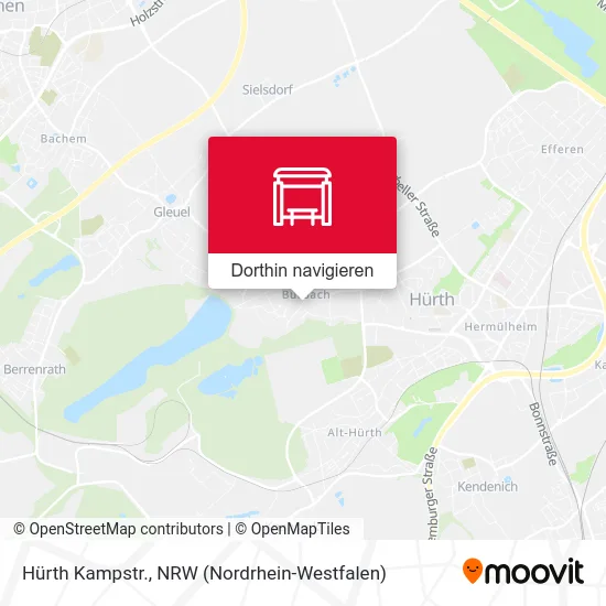 Hürth Kampstr. Karte