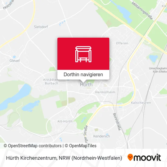 Hürth Kirchenzentrum Karte