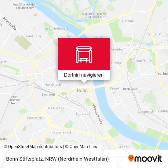 Bonn Stiftsplatz Karte
