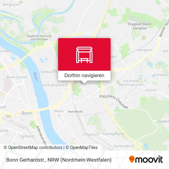 Bonn Gerhardstr. Karte