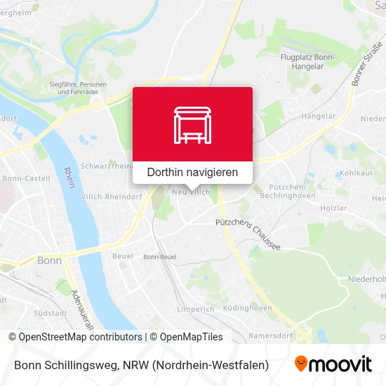 Bonn Schillingsweg Karte