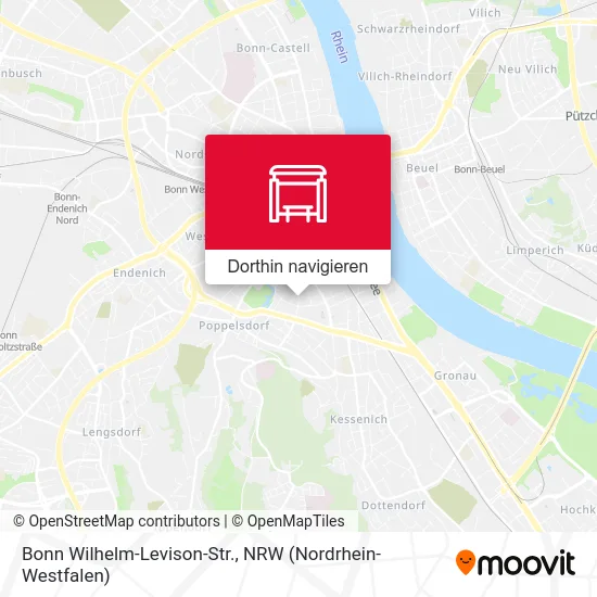 Bonn Wilhelm-Levison-Str. Karte