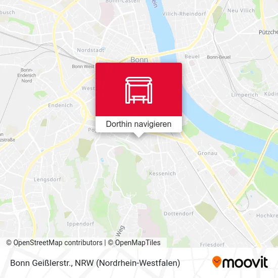 Bonn Geißlerstr. Karte