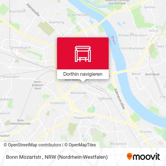 Bonn Mozartstr. Karte