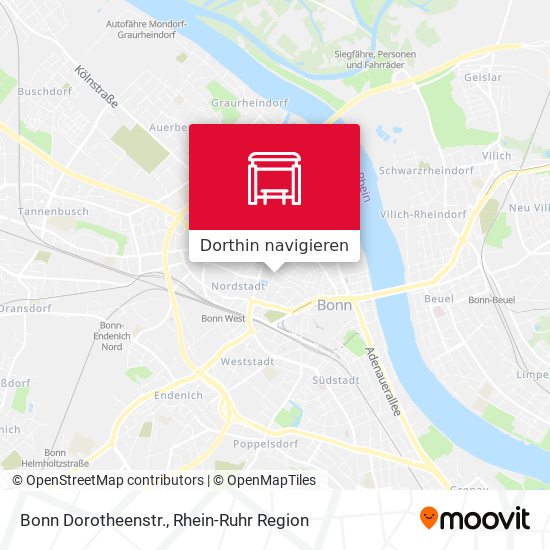 Bonn Dorotheenstr. Karte