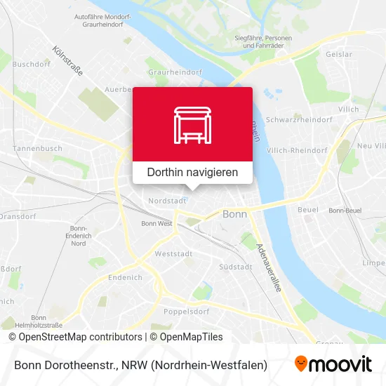 Bonn Dorotheenstr. Karte