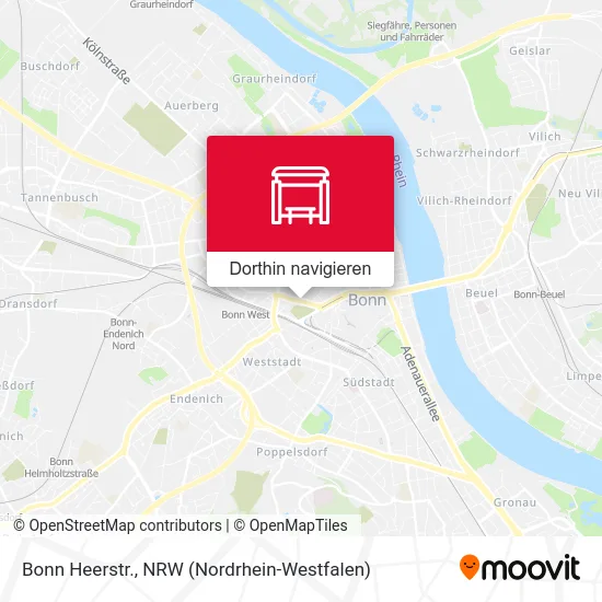 Bonn Heerstr. Karte