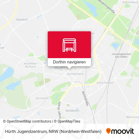 Hürth Jugendzentrum Karte