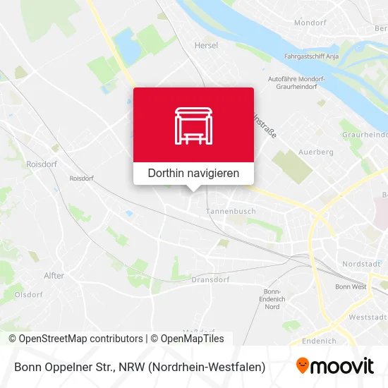 Bonn Oppelner Str. Karte
