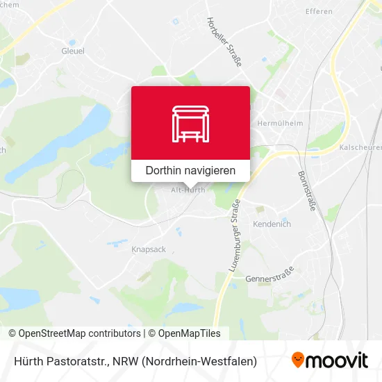 Hürth Pastoratstr. Karte