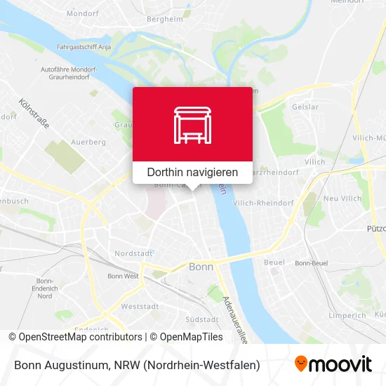 Bonn Augustinum Karte