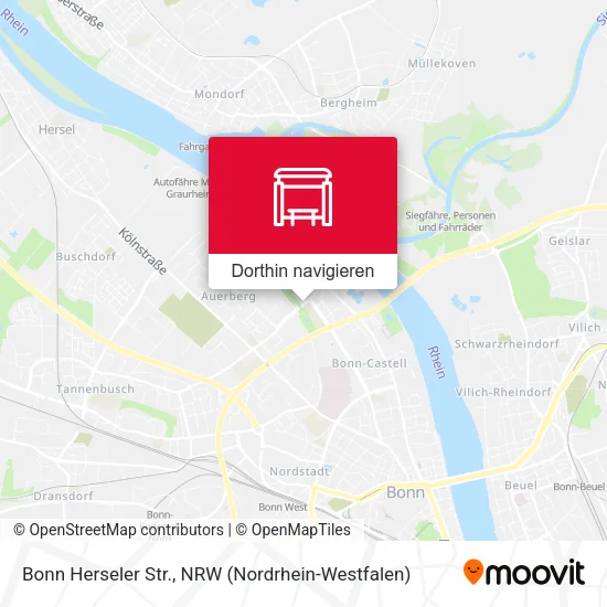 Bonn Herseler Str. Karte